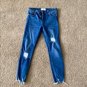 Free People Sharkbite Jeans